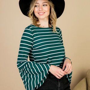 Misses Long 3/4 sleeve Tunic
